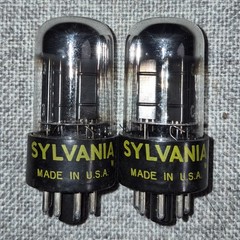 Sylvania 6SN7 GTB Pair