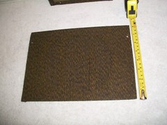 PAIR Vintage Metal Frame 8″ Speaker Baffle Grills w Cloth for Box, Wall, Ceiling