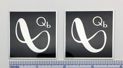 Infinity Qb Speaker Badge Logo Custom Made Aluminum