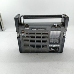 Sony TFM-8100WA Vintage Portable Radio VHF Weather FM AM Solid State Japan a11