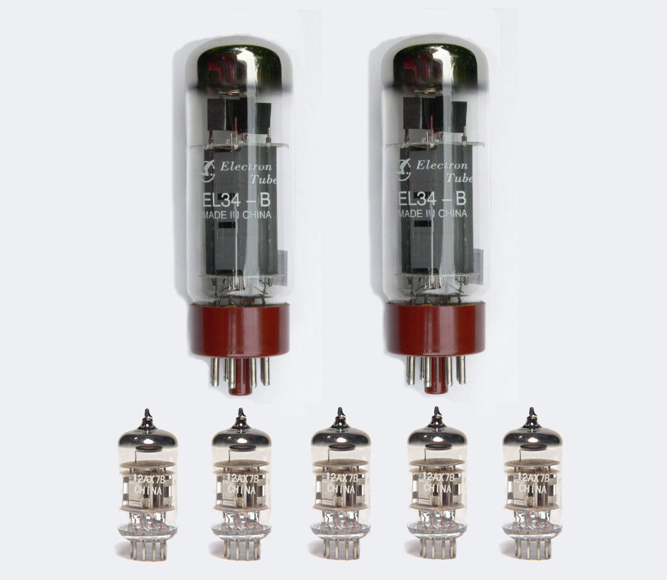EL34 & 12AX7 / ECC83 Valve kit for JCM800 4210 2205 Marshall amplifier tube amp