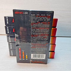 Sony L-500 ESX-HiFi Excellent Super Hi-Fi Beta Tapes Lot of 6 NEW Sealed