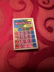 Very Rare Vintage Calculator Eraser Rubber Gomme Gommine Taiwan