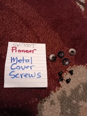 📈 PIONEER METAL COVER SCREWS💥 SX-700T STEREO RECEIVER
