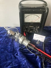 250TH HI MU Power Triode LOW hours, INTACT Filament for BC-610-E JAN Contract