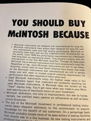 MODERN RECORDING MCINTOSH MA6100 PREAMP AMP 1976 ARTICLE ORIGINAL REPRINT JO1304