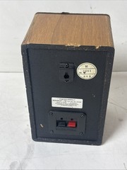 Realistic Minimus 7W Speaker Cat No 40-2039B Walnut Wood 8 Ohms 40W Max SINGLE