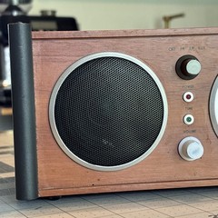 Vintage Radio Crowley Wood AM/FM Radio Partially Broke!