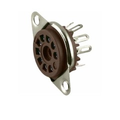 (5PCS)- 9 Pin For Belton Socket, Bottom Mount Micalex .75″ Chassis Hole HOT