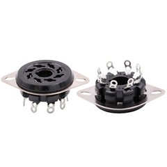 10PCS 8Pin Octal Vacuum Tube Socket For 6SN7 EL34 274B 6L6 KT88 Chassis MountFP8