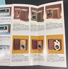 Pioneer Vintage Hi-Fi Catalog Lot 1974 & 1976 SX-1010 SPEC Burstein Applebee