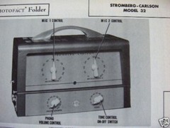 STROMBERG-CARLSON model 32 AMPLIFIER PHOTOFACT