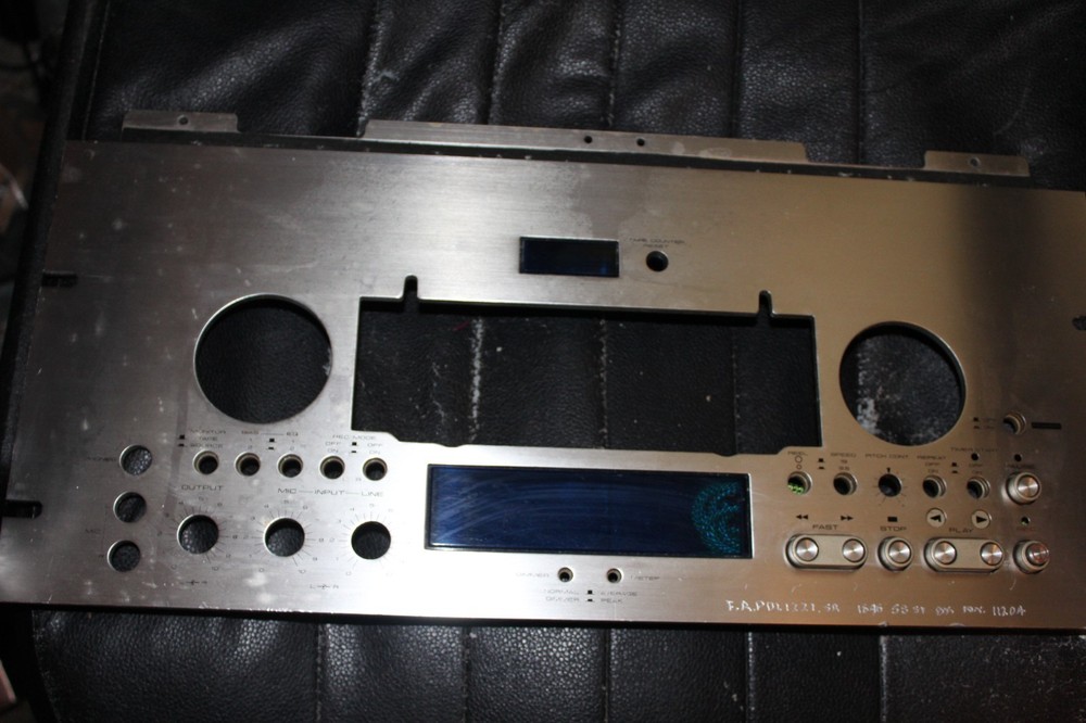 Pioneer RT-909 reel to reel tape deck faceplate please read