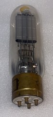 Western Electric 211 VT-4-B Brass Base Transmitter Tube Good Filament