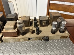 1940’s CTR model 39C Tube Power Amplifiers PAIR Amertran Silcor transformers USA