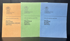 1976 FCC Rules & Regs Amateur Radio Service Citizens Radio Disaster Comm Vintage
