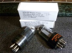 Matched Pair black and grey 6v6 GT Power Tubes Both test strong at 100+ each