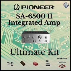 Pioneer SA-6500 II Integrated Amp Ultimate Upgrade Kit Genuine Parts Restoration