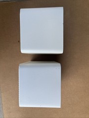 Realistic Minimus 7 Speaker Pair 40-2045 White 40W 8 Ohm Radio Shack Tested Nice