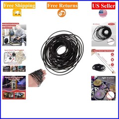50pcs Cassette Recorder Rubber Belts 40-135mm Square Repair Parts