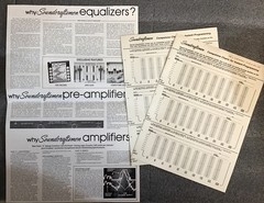 Soundcraftsmen Equalizers, Pre-amplifiers, Amplifiers Brochure With Charts*