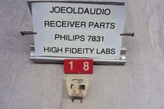 Philips 7831 Receiver Tuning Meter. P/N 702704-3 GDZ18 Tested Parting Out 7831