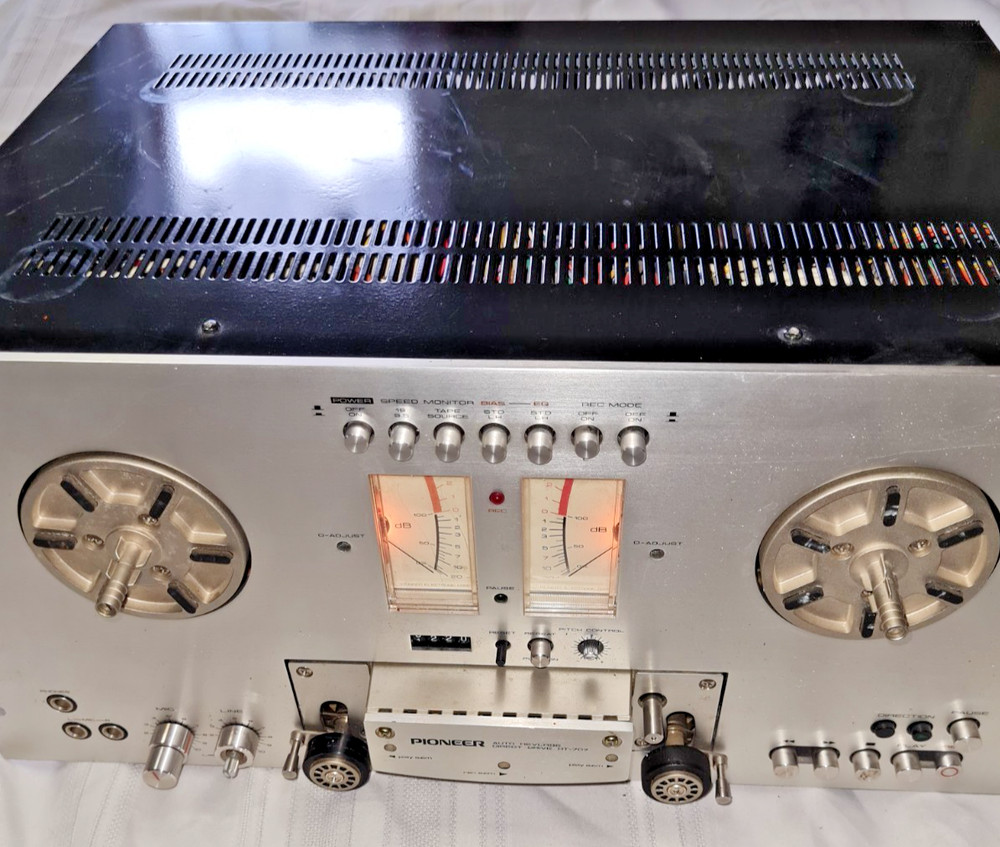 Pioneer RT-707 Auto Reverse Direct Drive Reel To Reel Recorder Tape Deck Silver