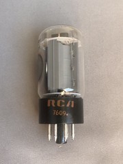 RCA 5881 Tube NOS, date code 7609 from 1976, tests at 6000 uM micromhos