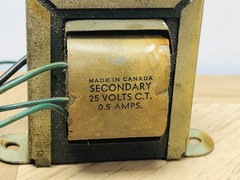 HAMMOND beckman helipot TYPE C TRANSFORMER 166G25 827n 115V Secondary 25v