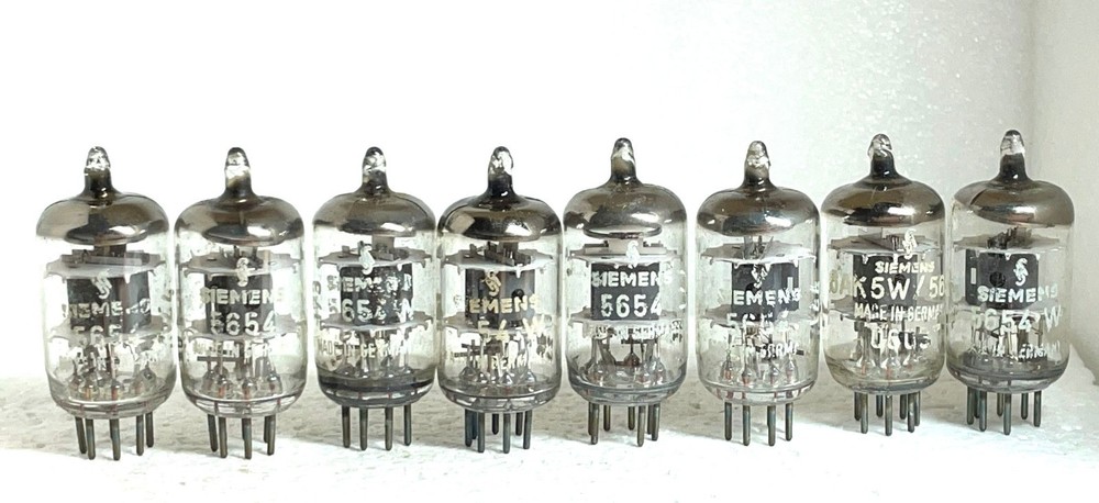 2 tubes Siemens Halske 5654 EF95 6AK5W 6J1P LITTLE DOT FX AUDIO matched pair