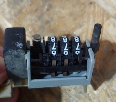 Original 1970’s PANASONIC Roller TAPE COUNTER w/BELT & Mounting SCREW