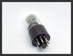1 or more NOS Mullard CV569 ECC35 6SL7GT *was Sealed* RU3 Brown Base Vacuum Tube