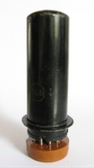 1940s Sylvania ‘Leaf’ 6L6 metal Power Amp Tube-Hickok 539B tests@ 5900, min:3300