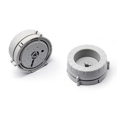 (2-Pack) Gray Nab Hub Adapter for Open Reel Tape Machines, Compatible with Stude