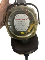 Superex Stereophones PRO B VI Vintage See Thru CLEAR Headphones Tested