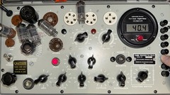 (1) 1950s Blackplate 12AX7 Tubes By Canadian Marconi/GE Tested On TV7-D/U Tester