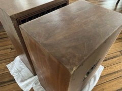 Pair Vintage 1970’s Pioneer CS-99A 5 -Way Wood Floor Lattice Speakers