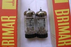 2x NOS Brimar CV4004/ECC83