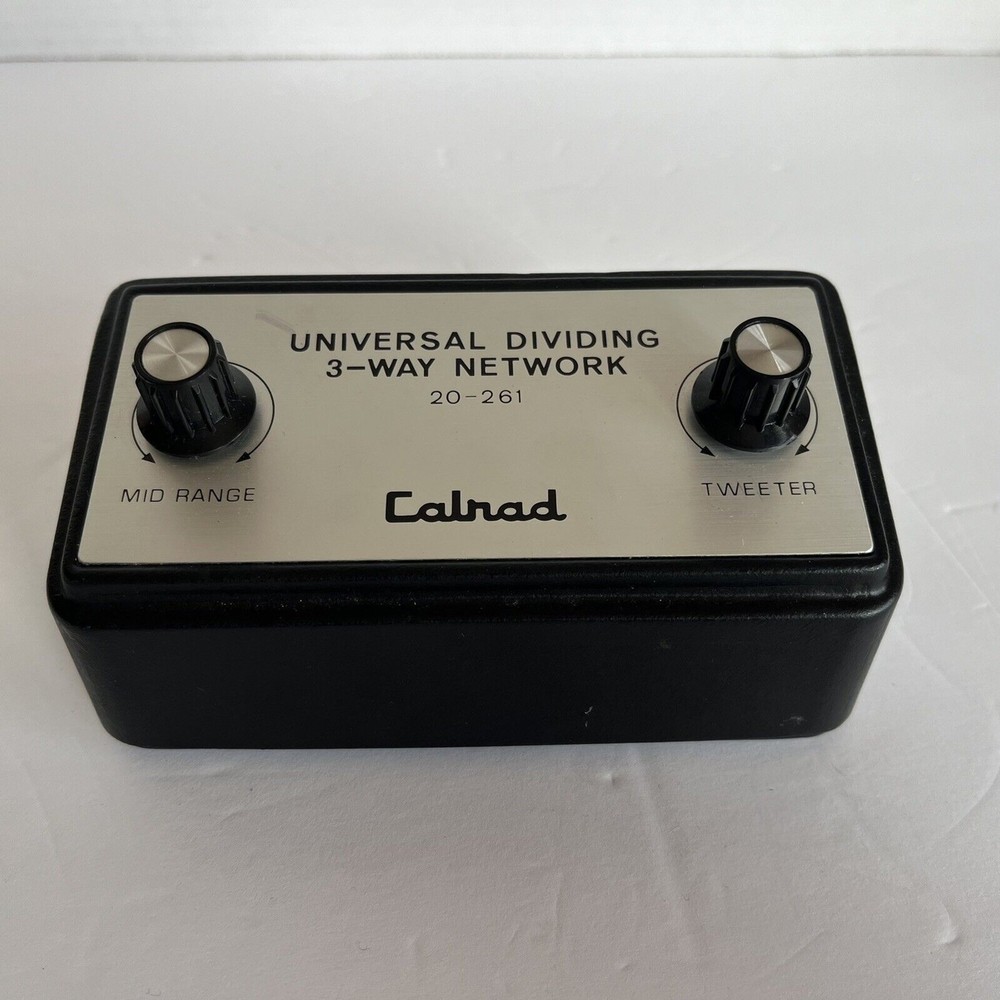 CALRAD 20-261 Universal Dividing 3-Way Network CN-3 Electronics Audio Untested