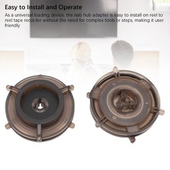 2PCS Nab Hub Adapter Replacement For Studer Reel To Reel Tape Recorder Lockable