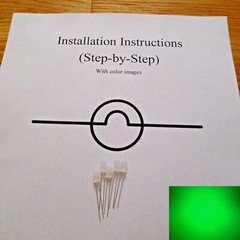 Yamaha CA-1010 replacement LED Lights Lamps Bulbs upgrade kit set GREEN