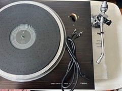 TRIO KP-7600 Turntable Direct Drive V15 Type 3 New Repaired Stylus Fully Works