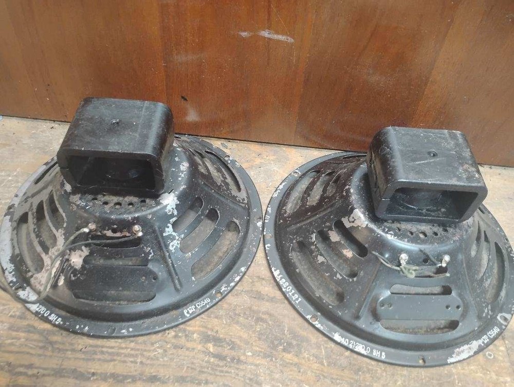 Vintage Matched Pair of Jensen P12P 12in 8 Ohm Speaker AO 21270 220121 C G2U