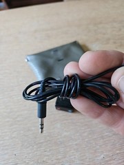 Aiwa CM-2 Vintage Stereo One-Point Microphone 1″ 3.5mm Jack, Japan W/bag Rare