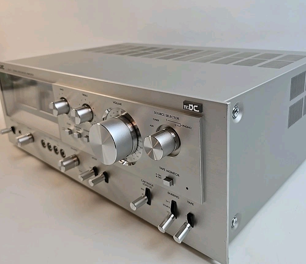 JVC JA-S77 Vintage Integrated Amplifier*1977*VU Meters Clean Tested A+ Beautiful