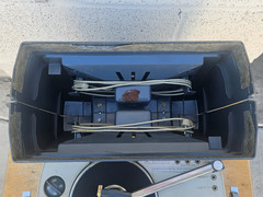 Vintage Crown STP-80F Stereo Phonograph Radio Turntable Record Player
