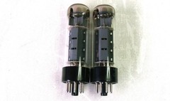 Vintage Sylvania Matched Pair 6CA7/EL34 Audio Tubes Made in Germany Tested Good