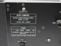 Heathkit AA-1640 Vintage Solid-State Stereo Power Amplifier (sounds great)