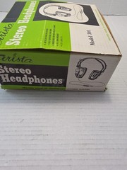 Vintage Arista Stereo Headphones. #301 Made In Japan. Untested.