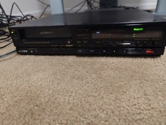 Sony Super Betamax Model SL-HF360 With Remote- For Parts Or Repair